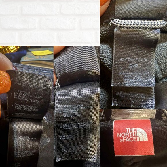 The North Face Kids Apex Softshell Jacket Black Size Small Unisex Warm Layering - Picture 9 of 9